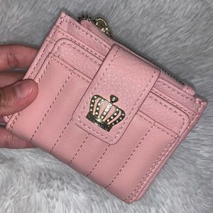 Pink & Gold Juicy Couture Crown Fold Wallet